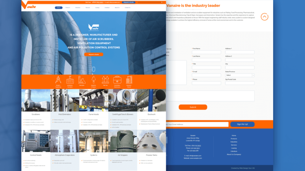 Industrial Website slider03