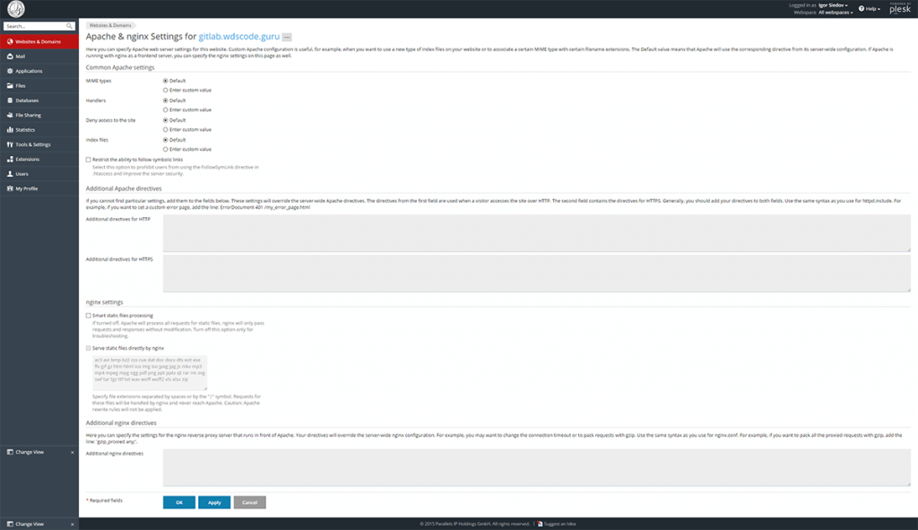 nginx-settings